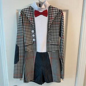 Alexandra Justforkix Dance Halloween Unitard 12 Zipper Closure Long Sleeve